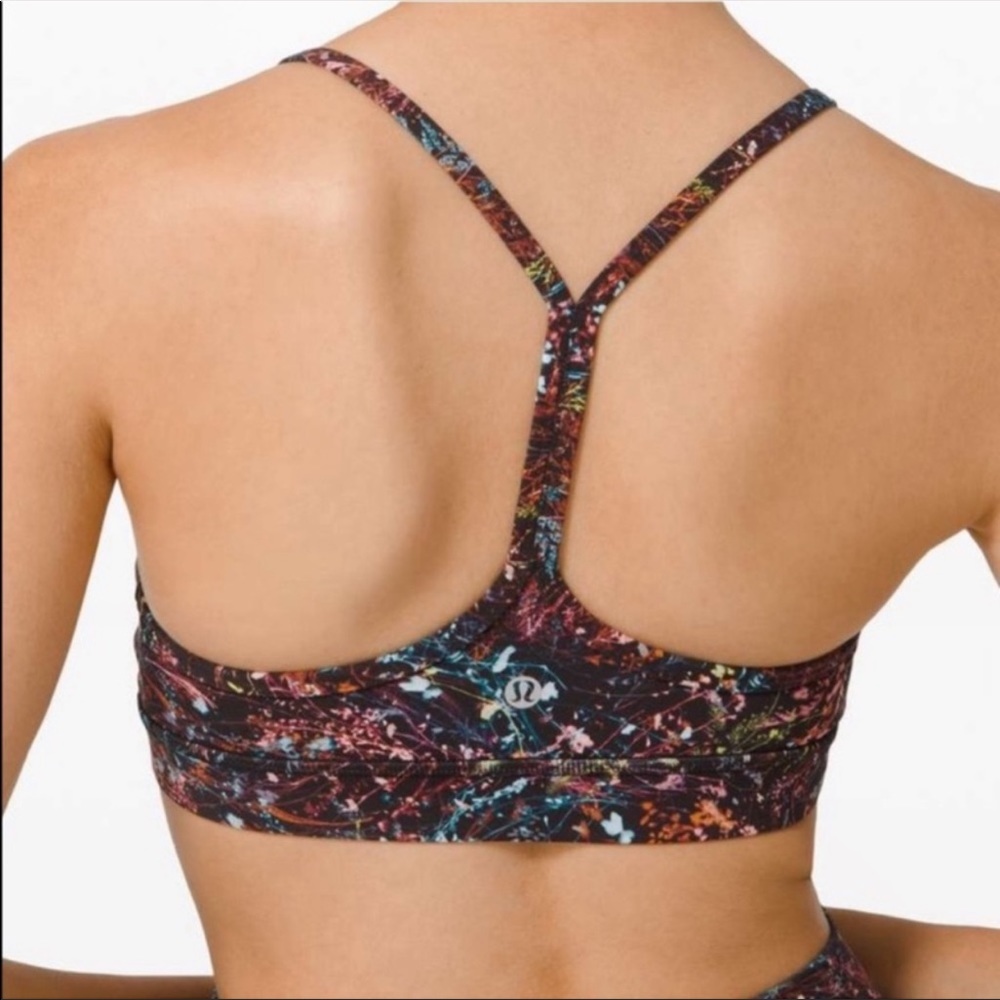 Lululemon Flow Y Bra - floral print